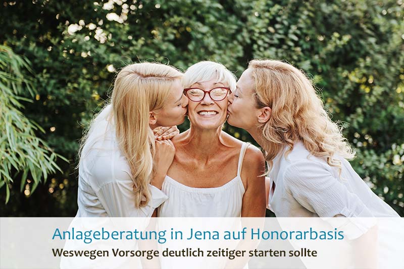 Anlageberatung in Jena auf Honorarbasis - Weswegen Vorsorge deutlich zeitiger starten sollte