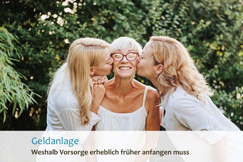 Geldanlage - Weshalb Vorsorge erheblich früher anfangen muss